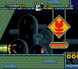 Super Mario World - Piranha Island Screenshot 1